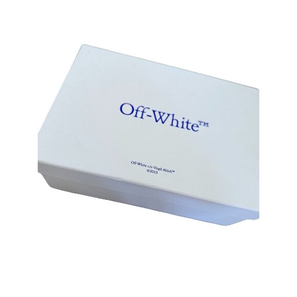 Off-White Empty Shoe Storage Box inlcuding Nordstrom Return Label And $590 MSRP - Picture 1 of 5